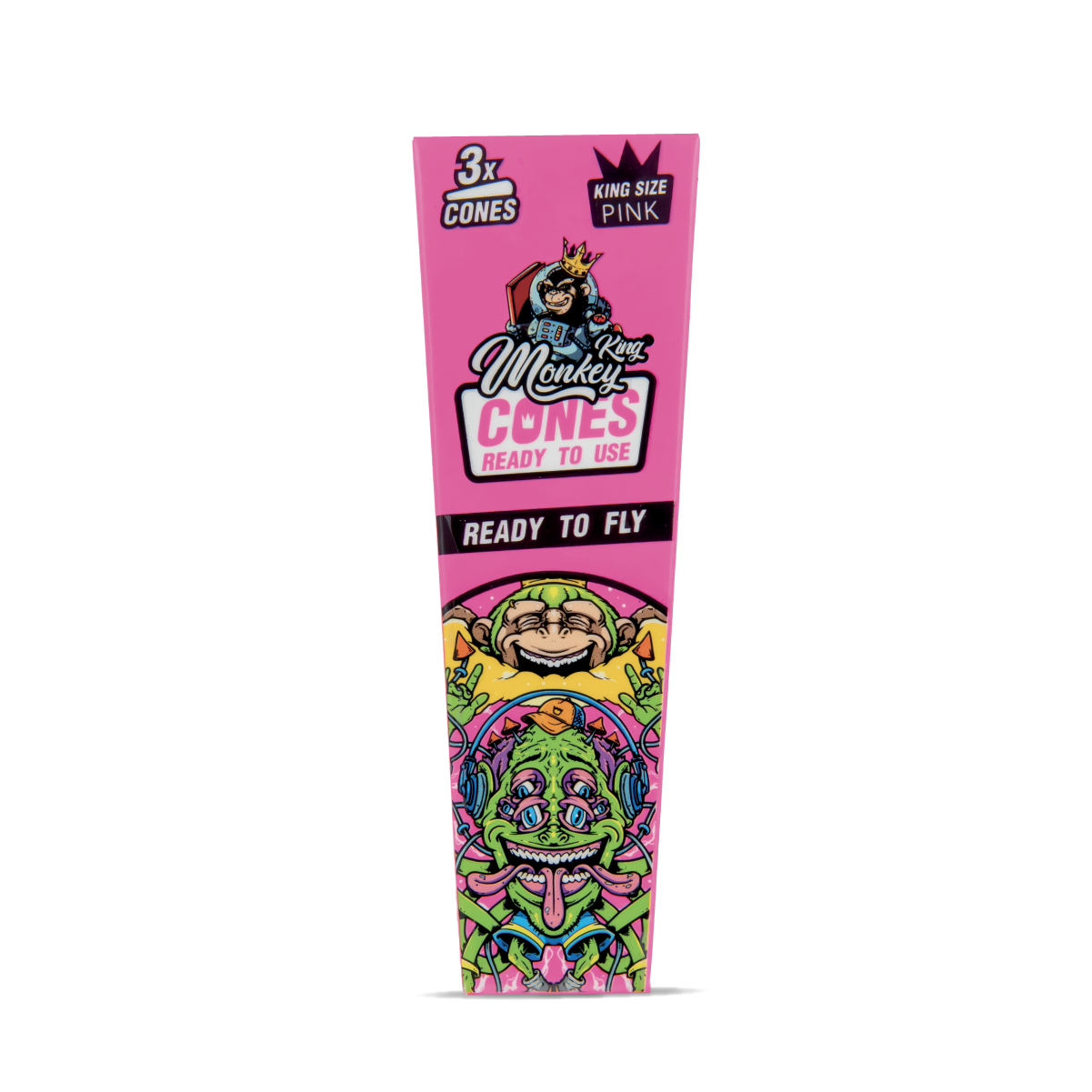 Monkey King Pre-Rolled Cones: Pink - Image 2