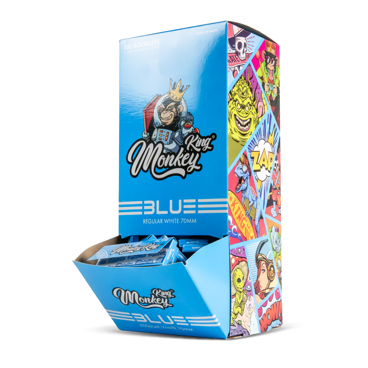 Monkey King Regular Rolling Papers: Blue - Image 4