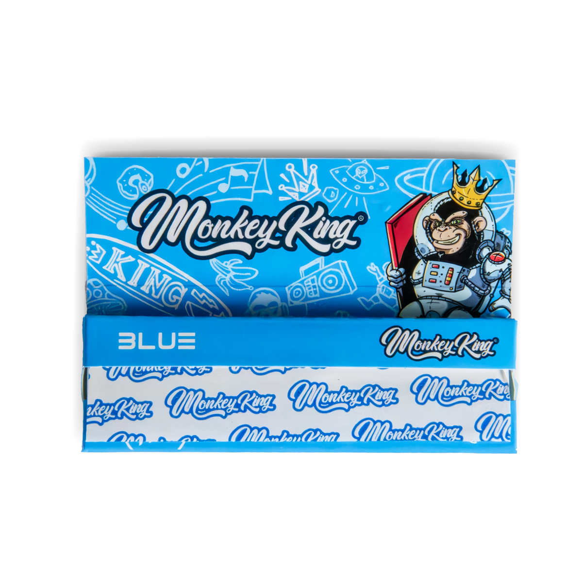 Monkey King Regular Rolling Papers: Blue - Image 2