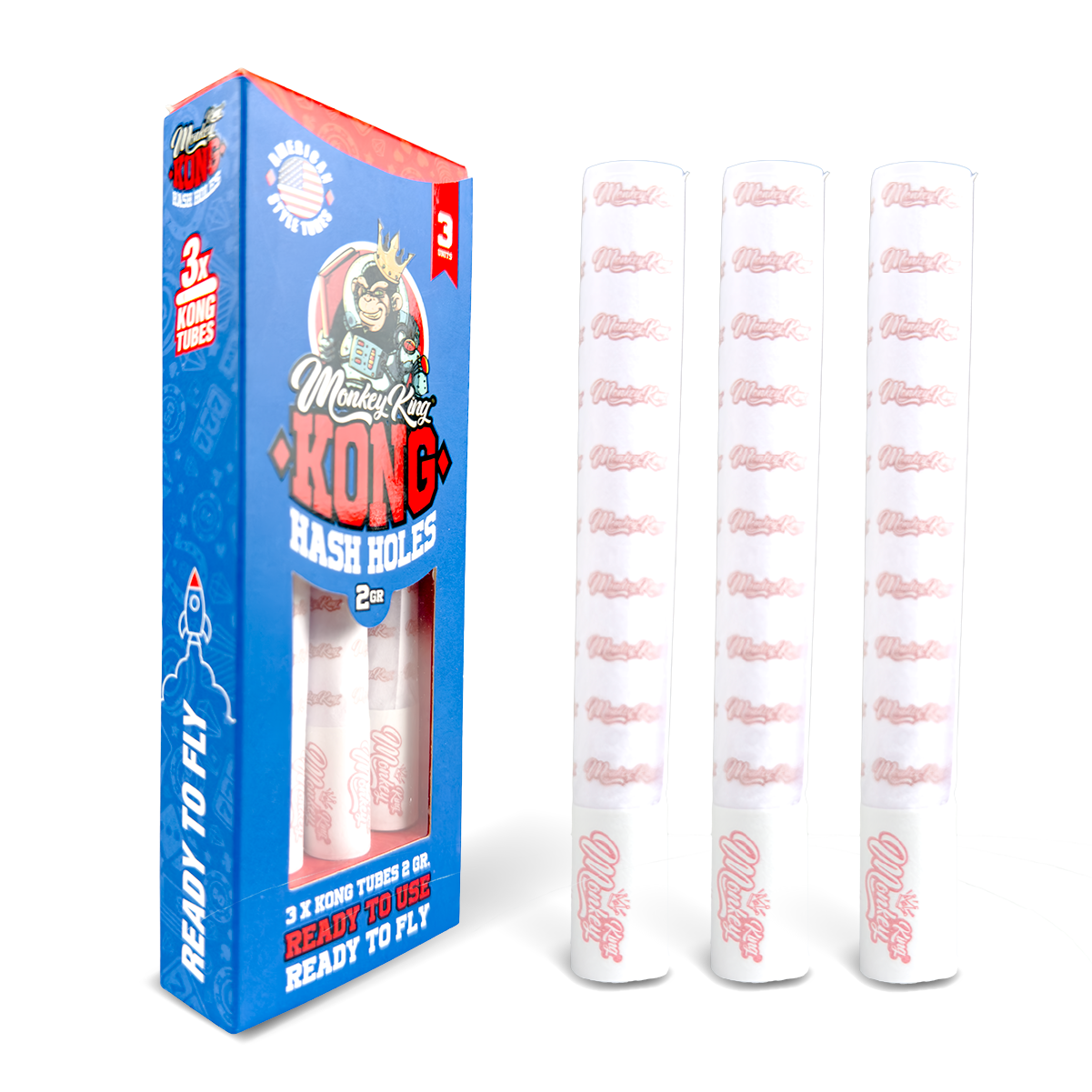 Monkey King Kong Tubes: Hash Holes - 3 Tubes - Image 3