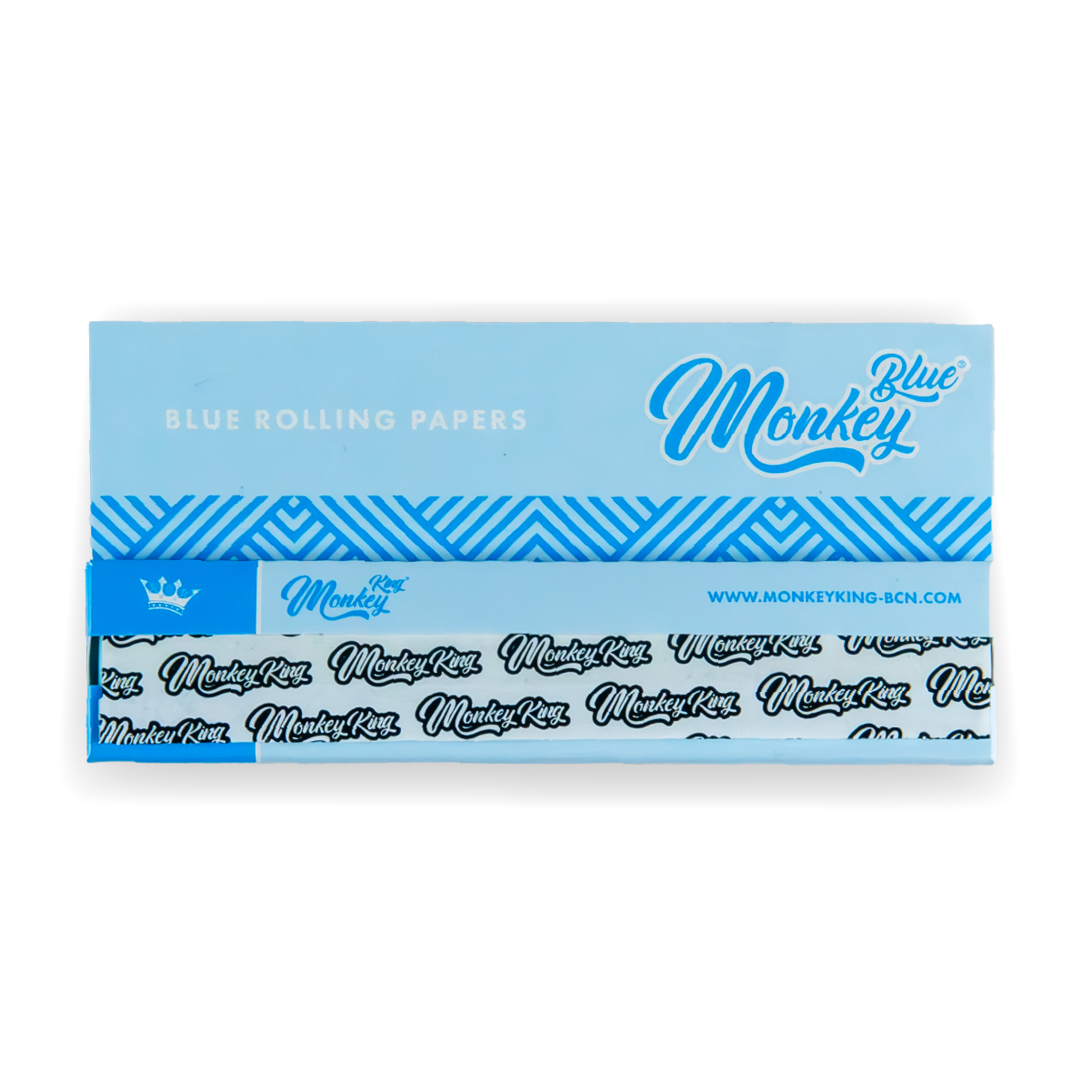 Monkey King Rolling Papers: Blue - King Size - Image 2