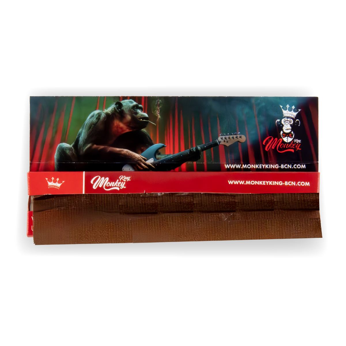Monkey King Rolling Papers: Unbleached - King Size - Image 2