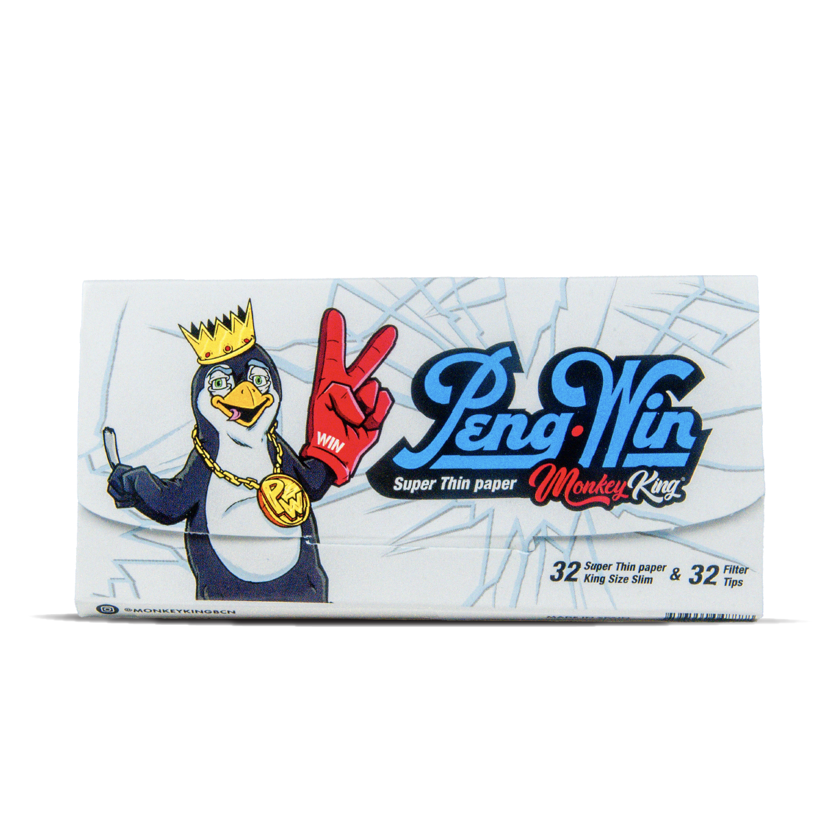 Monkey King Rolling Papers & Tips: Peng-Win Ed. - King Size (24 Pack) - Image 2