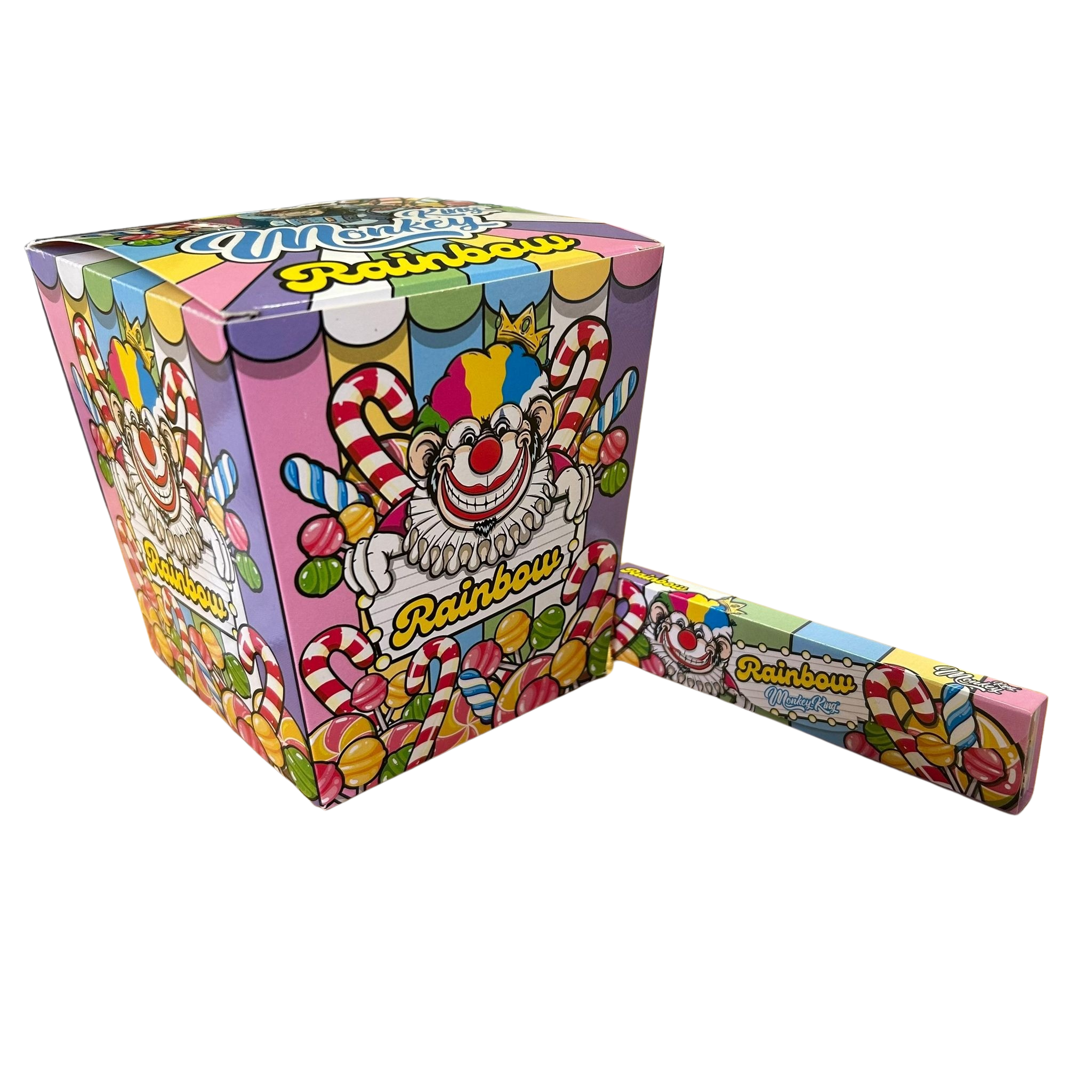 Monkey King Rolling Papers & Tips: Rainbow - King Size - Image 2