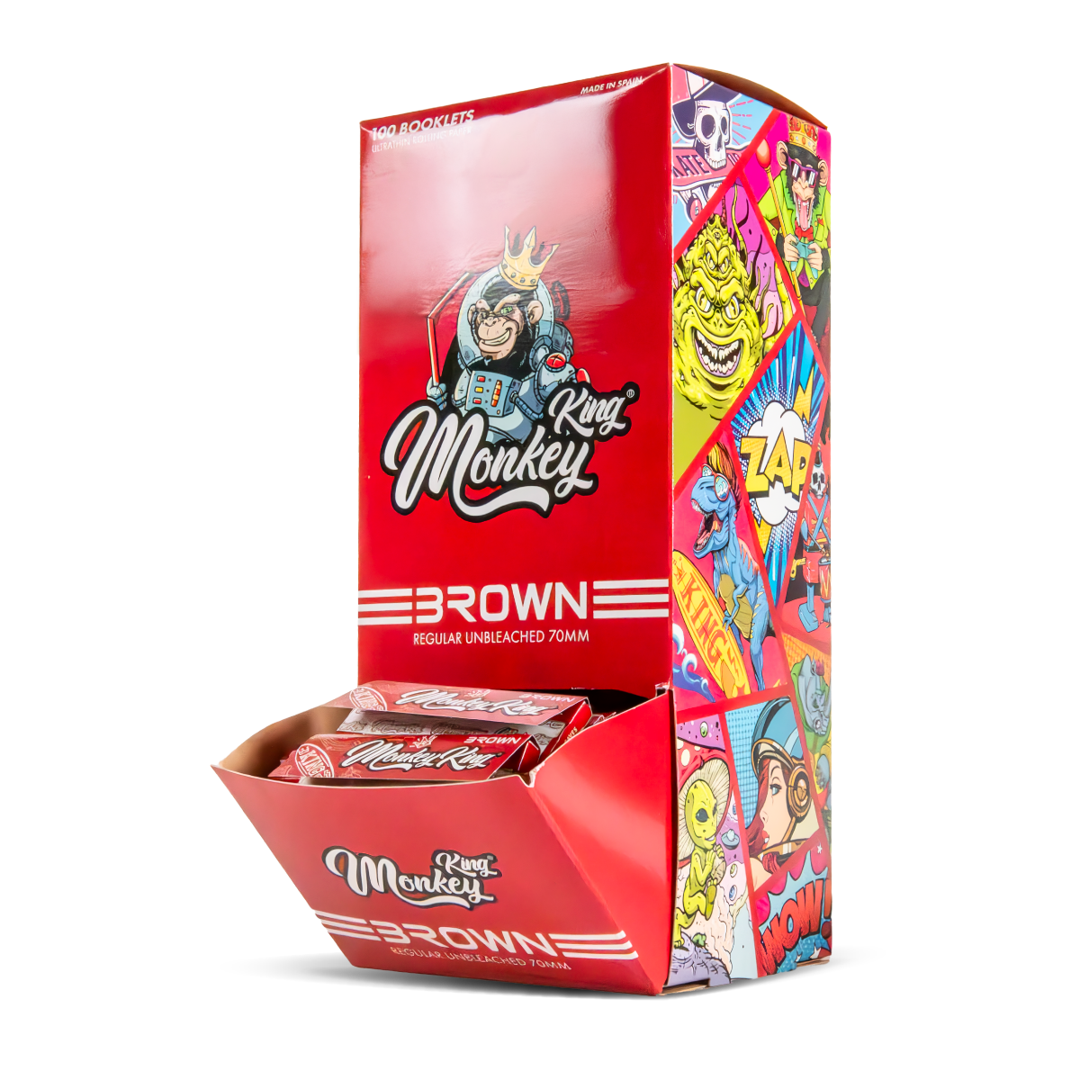 Monkey King Regular Rolling Papers: Brown - Image 3