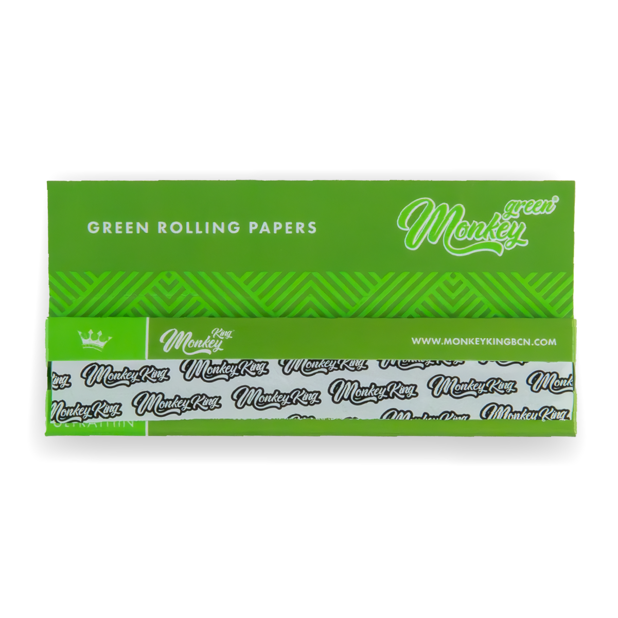 Monkey King Rolling Papers: Green - King Size - Image 2