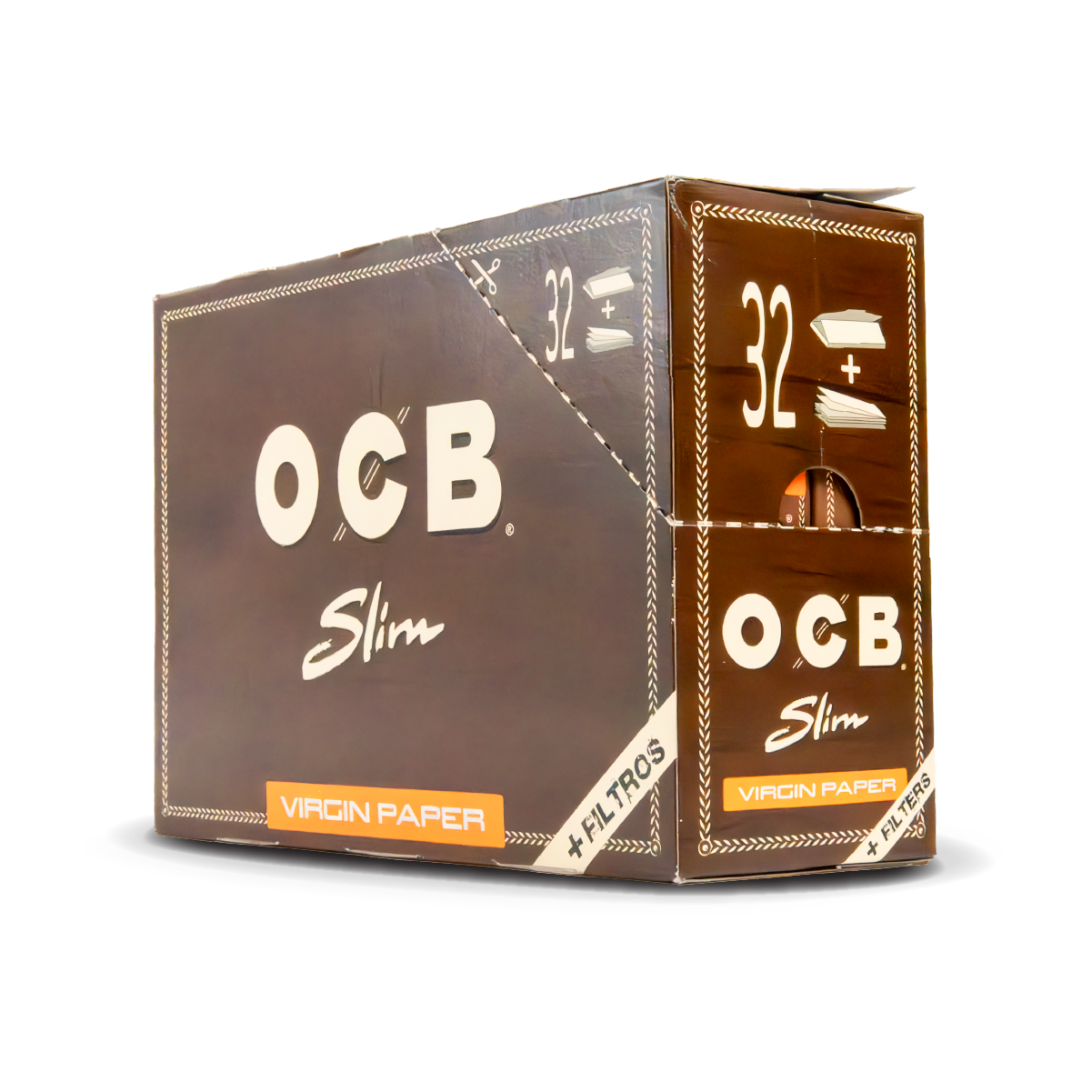OCB Rolling Papers + Tips: Virgin - King Size Slim - Image 2