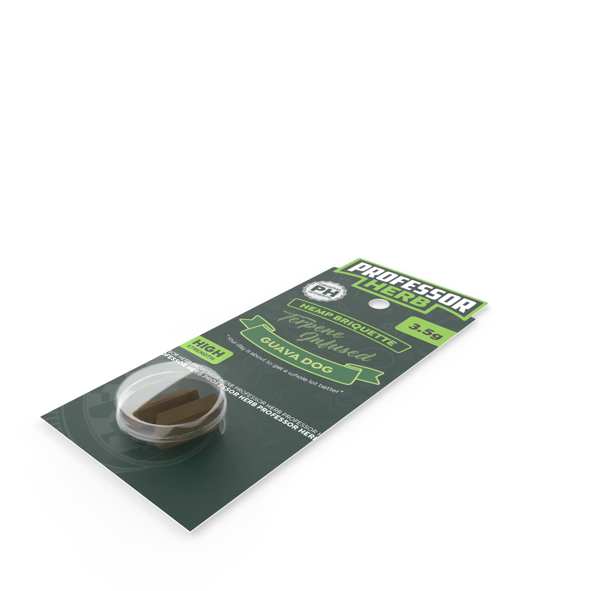 Professor Herb Hemp Briquette Hash (3.5g) - Guava Dog - Image 4