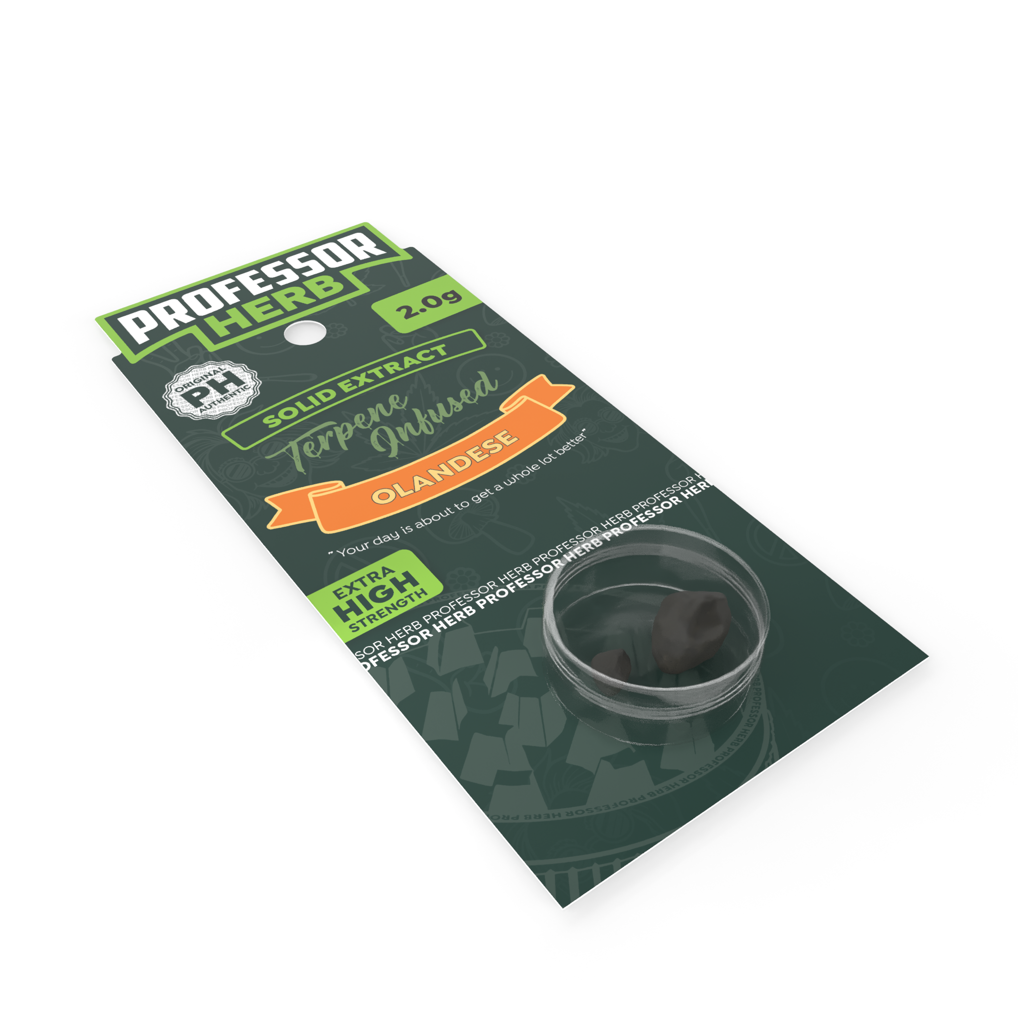 Professor Herb Hemp Solid Extract (2g) - Olandese Hash (18%) - Image 3