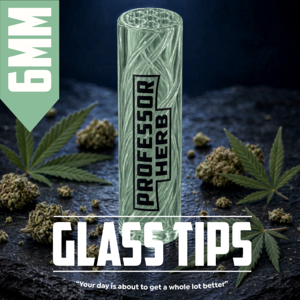 Professor Herb: 6mm Glass Tip — Green