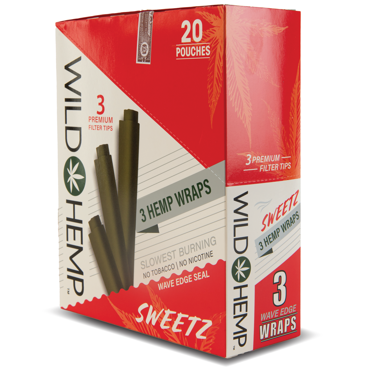 Wild Hemp: 3 Hemp Wraps (20 Pack) - Image 4