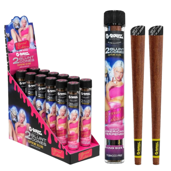 G-Rollz Supreme Blend Special Edition Blunt Cones 2 Pack — 12 Pack