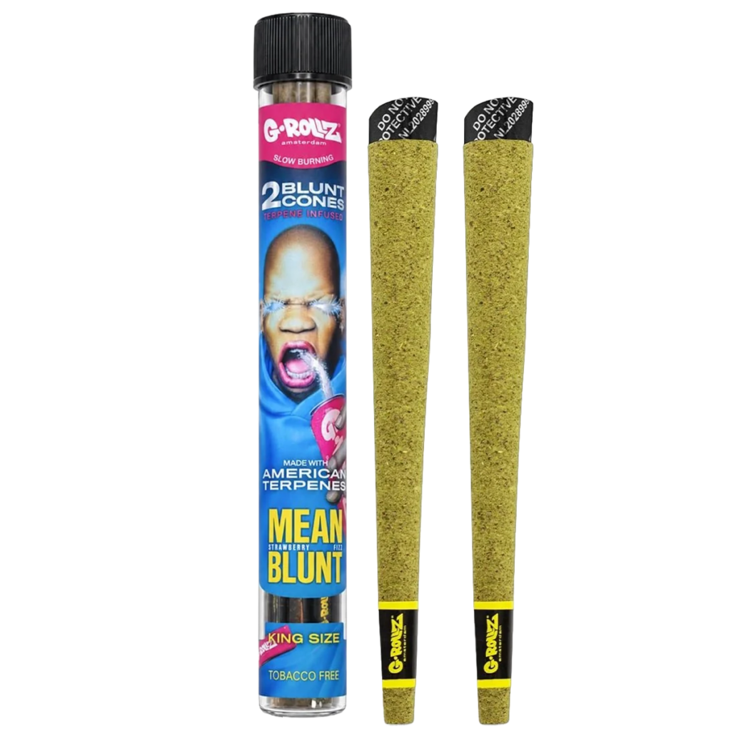 G-Rollz Mean Blunt Strawberry Fizz Blunt Cones (2 Pack)