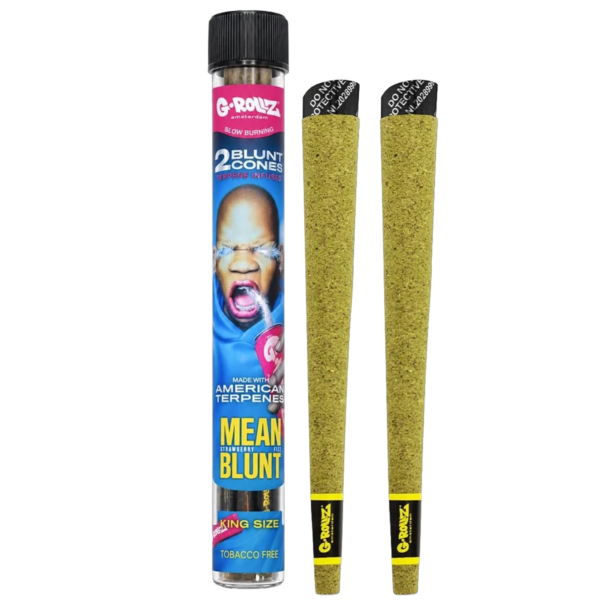 G-Rollz Mean Blunt Strawberry Fizz Blunt Cones (2 Pack) — Single