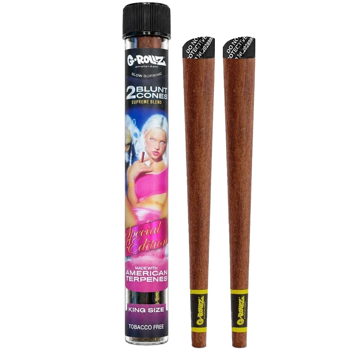 G-Rollz Supreme Blend Special Edition Blunt Cones 2 Pack
